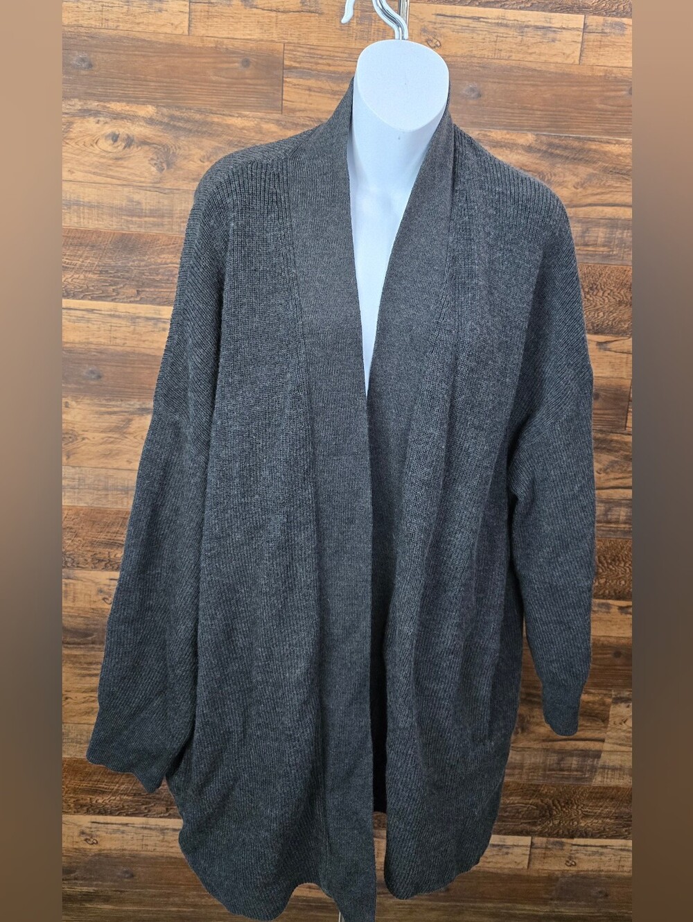 lululemon athletica Open-Front Knit Cardigan - Charcoal